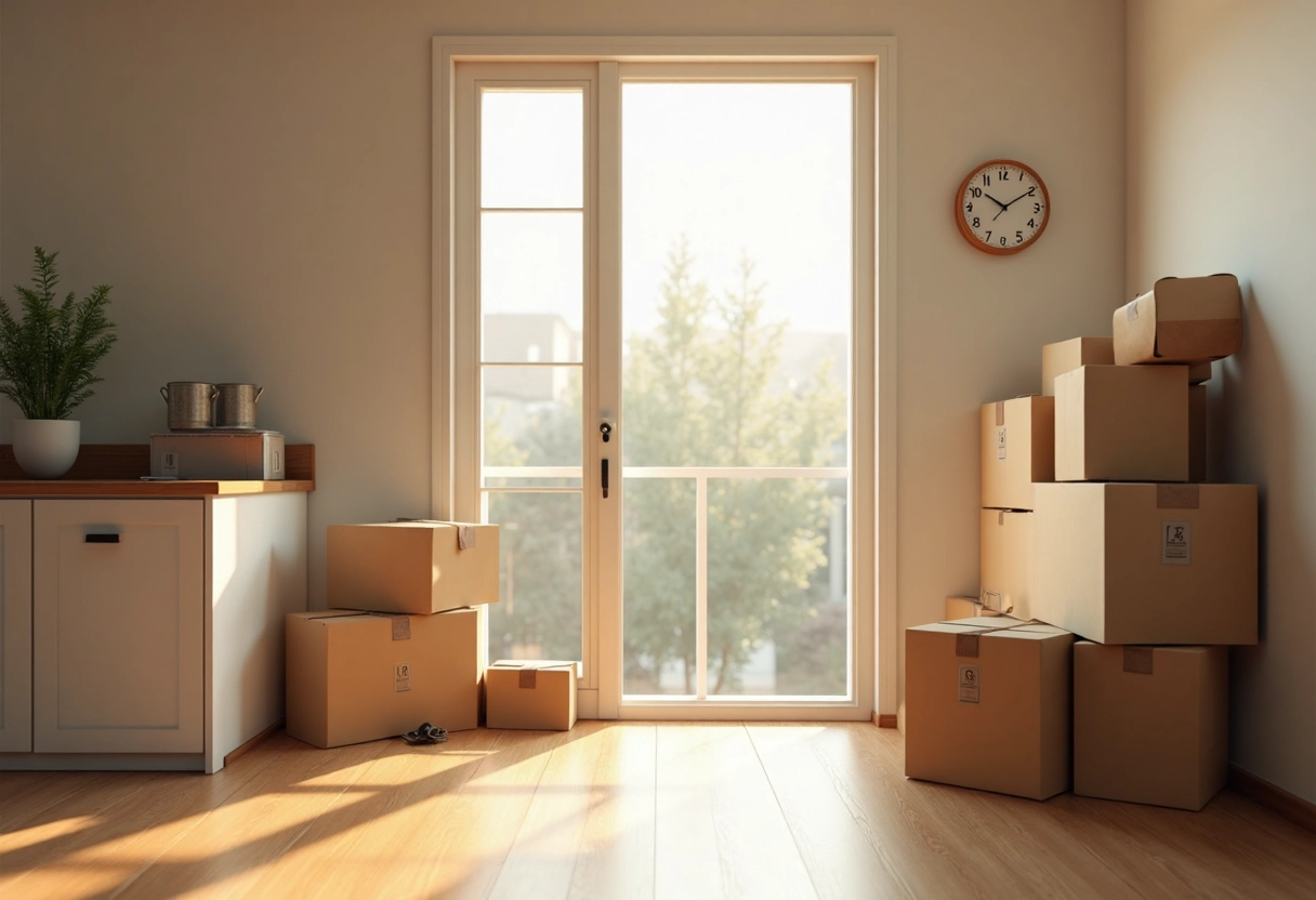 déménagement cartons
